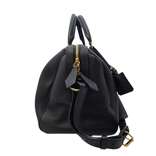 Sofia Coppola Speedy Size 30cm Blue Shoulder Bag in Calfskin Gold hardware
