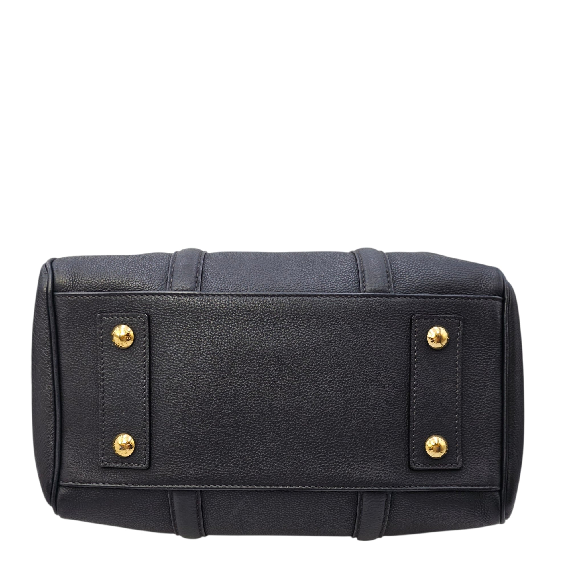 Sofia Coppola Speedy Size 30cm Blue Shoulder Bag in Calfskin Gold hardware