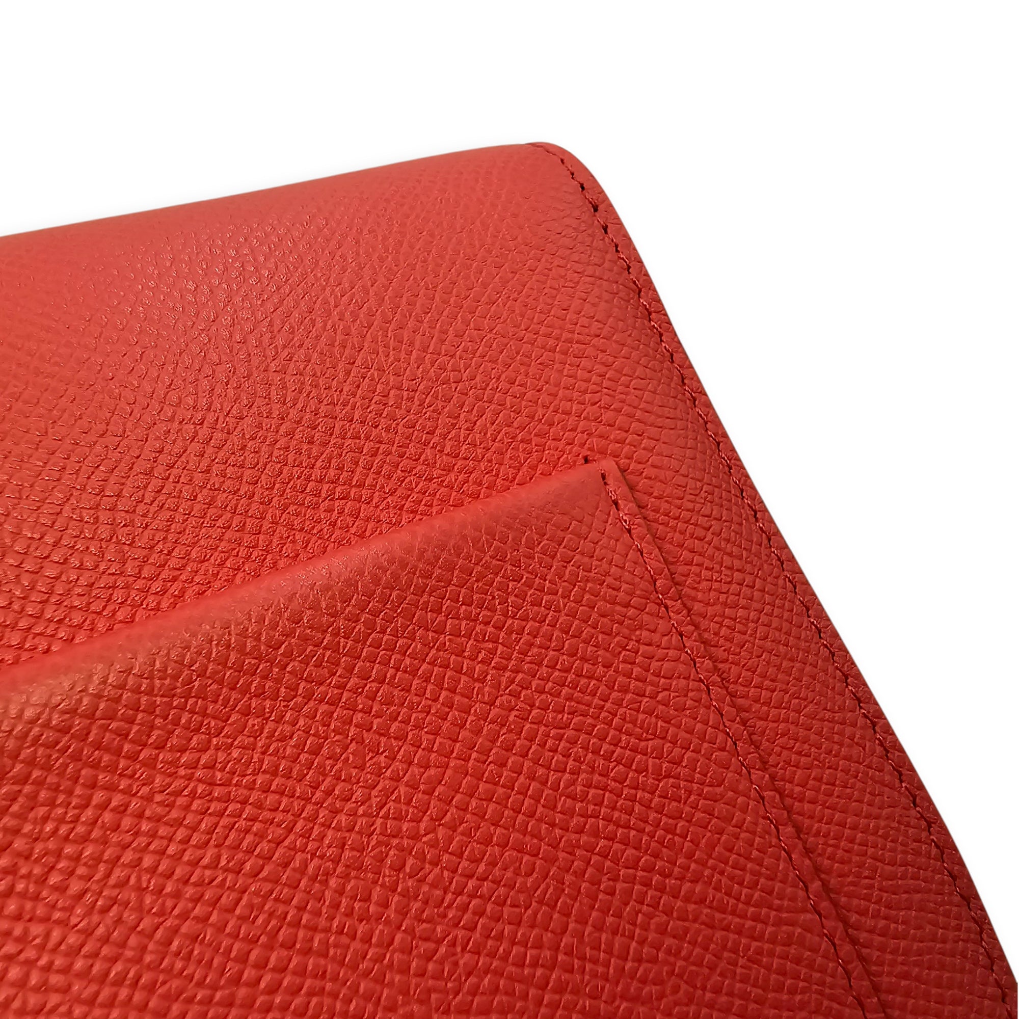 Small Trotteur Red Crossbody Bag in Calfskin Gold hardware
