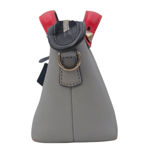 By The Way 19cm Grey Top Handle Bag in Calfskin Silver hardware