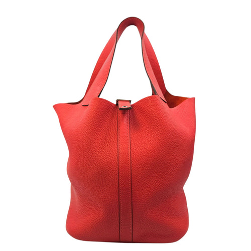 Picotin 26 Rouge Pivoine in Clemence Palladium hardware CL2604-20678 1
