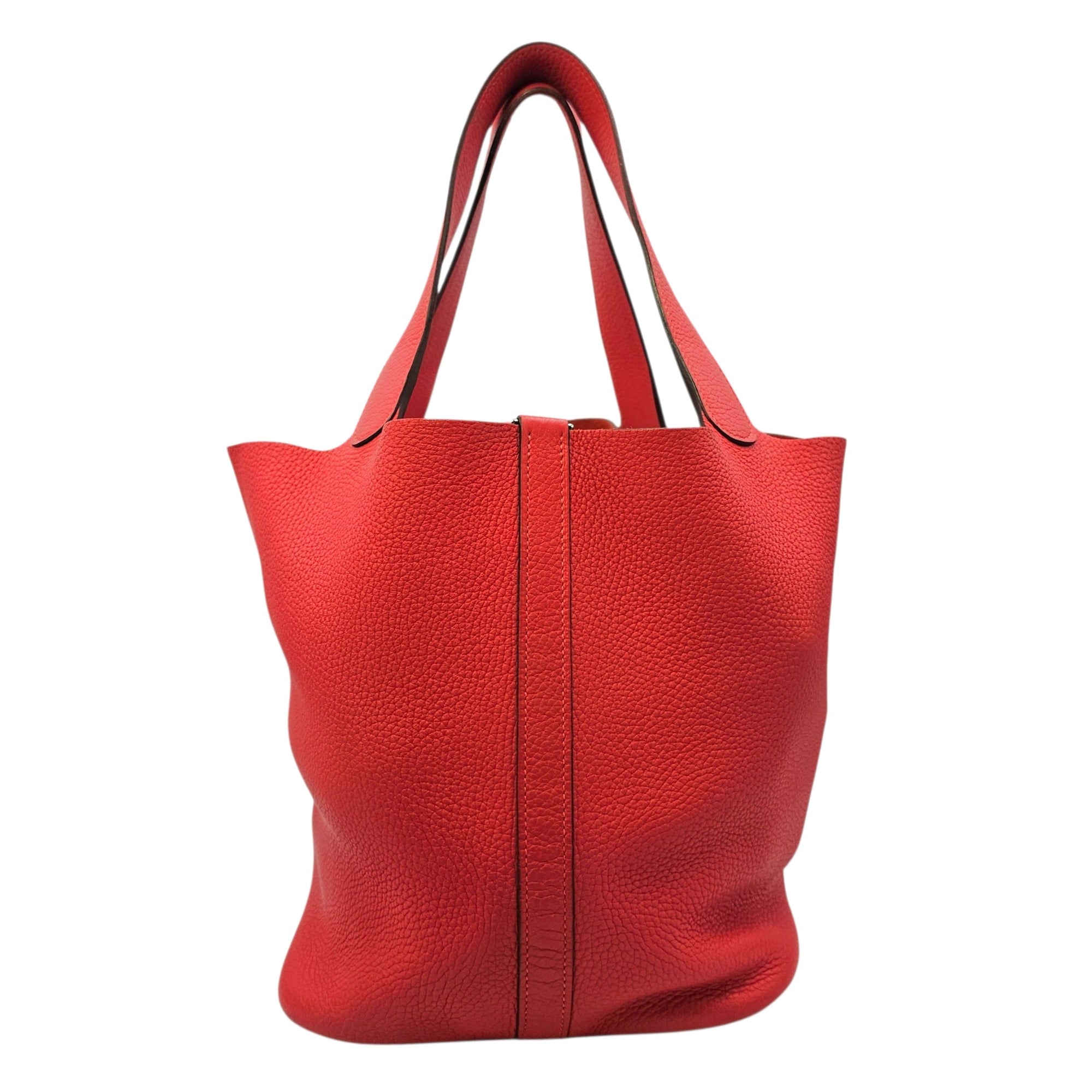 Picotin 26 Rouge Pivoine in Clemence Palladium hardware CL2604-20678 2