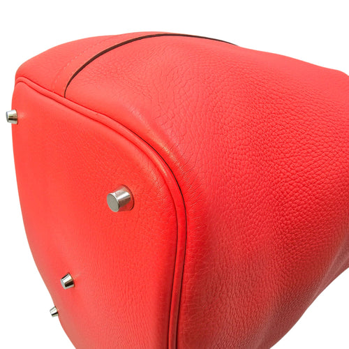 Picotin 26 Rouge Pivoine in Clemence Palladium hardware CL2604-20678 7