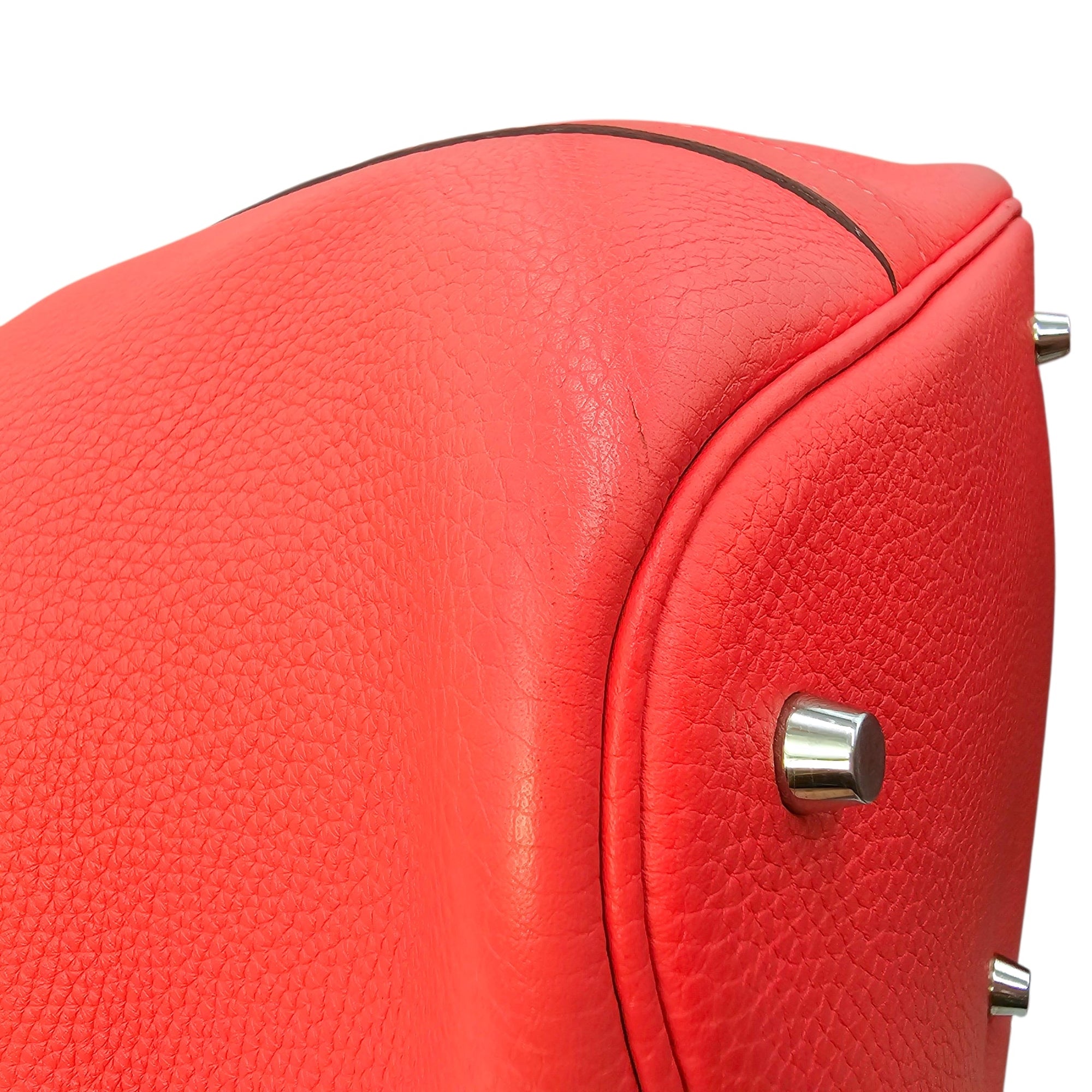 Picotin 26 Rouge Pivoine in Clemence Palladium hardware CL2604-20678 9