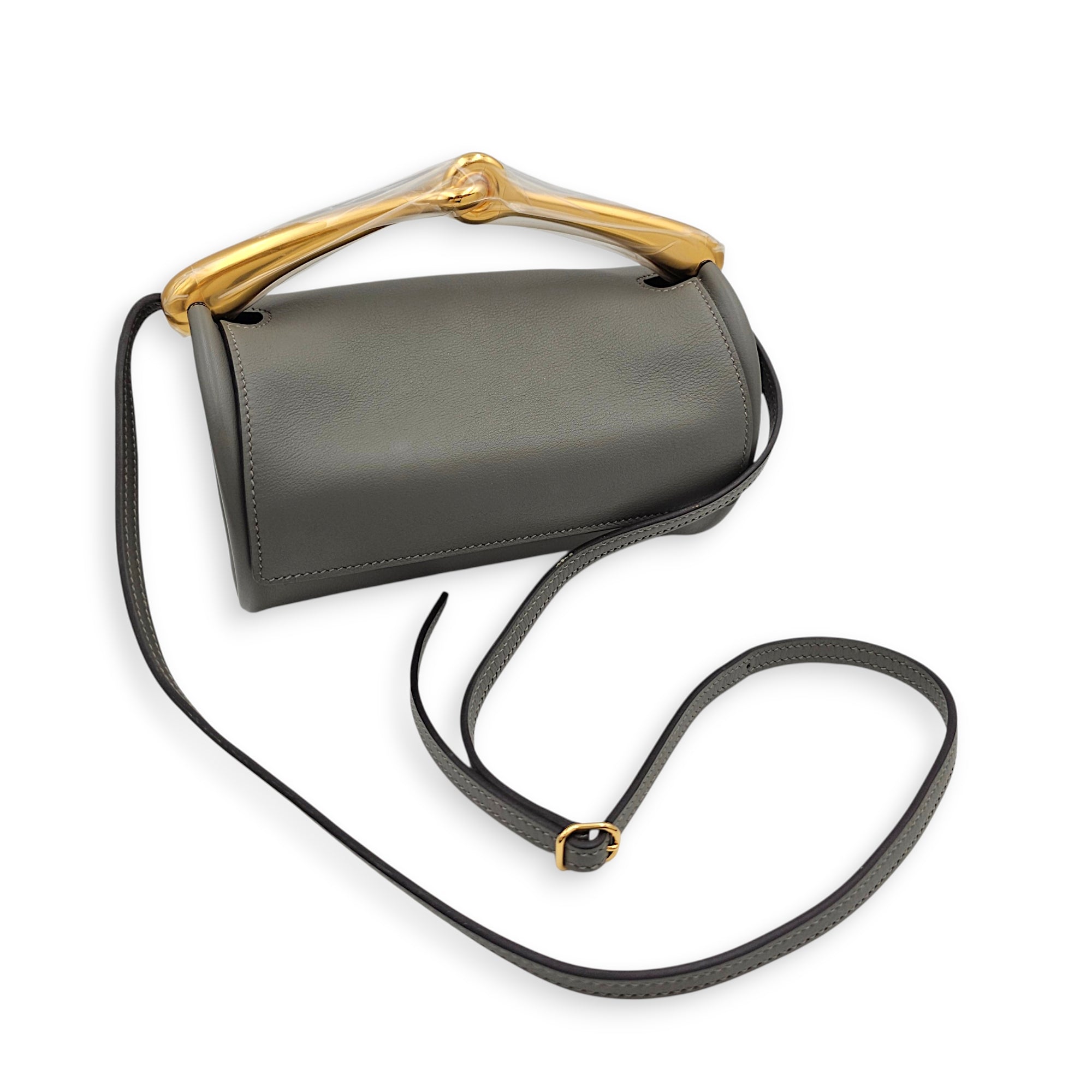 Maximors I bag Gris Meyer in Evercolor Gold hardware