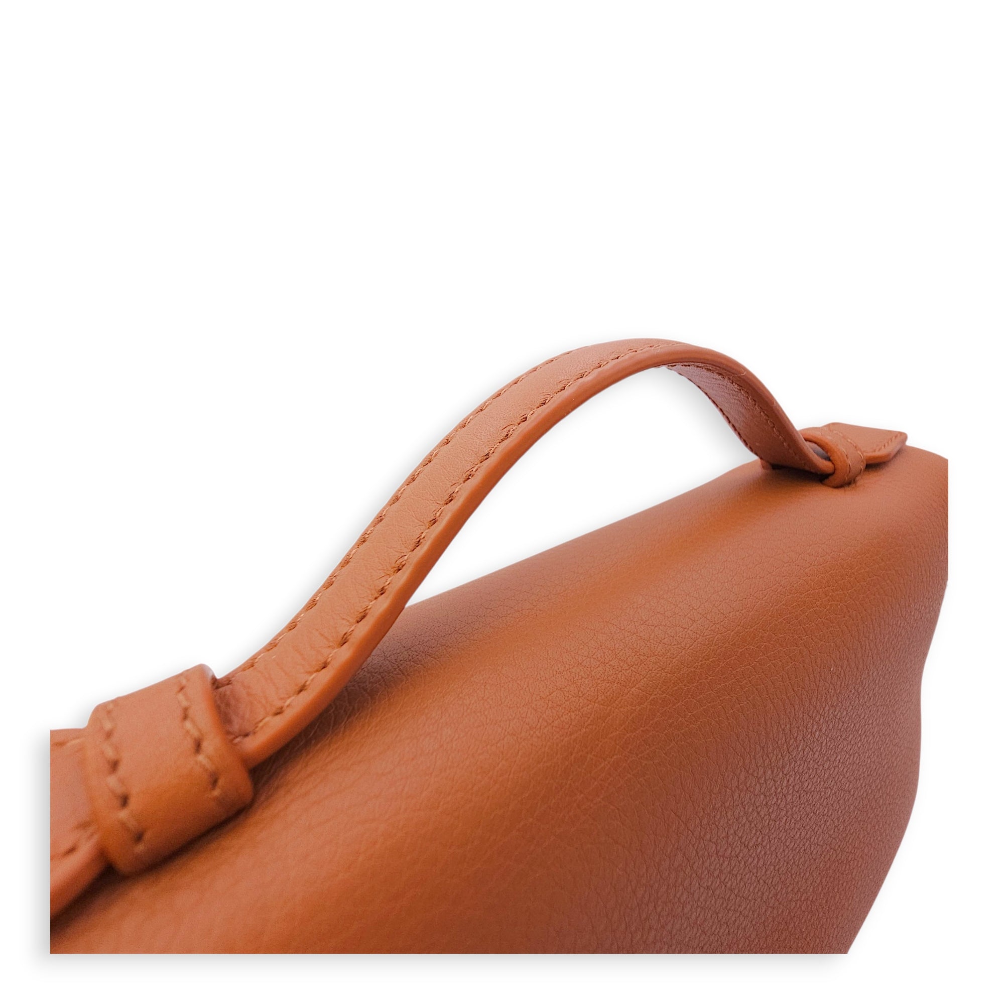 LP Extra Pocket19 Brown Crossbody Bag in Calfskin Gold hardware