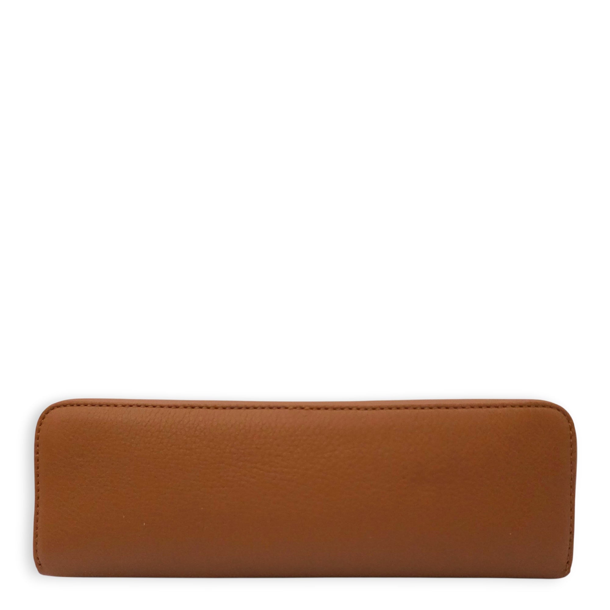 LP Extra Pocket19 Brown Crossbody Bag in Calfskin Gold hardware