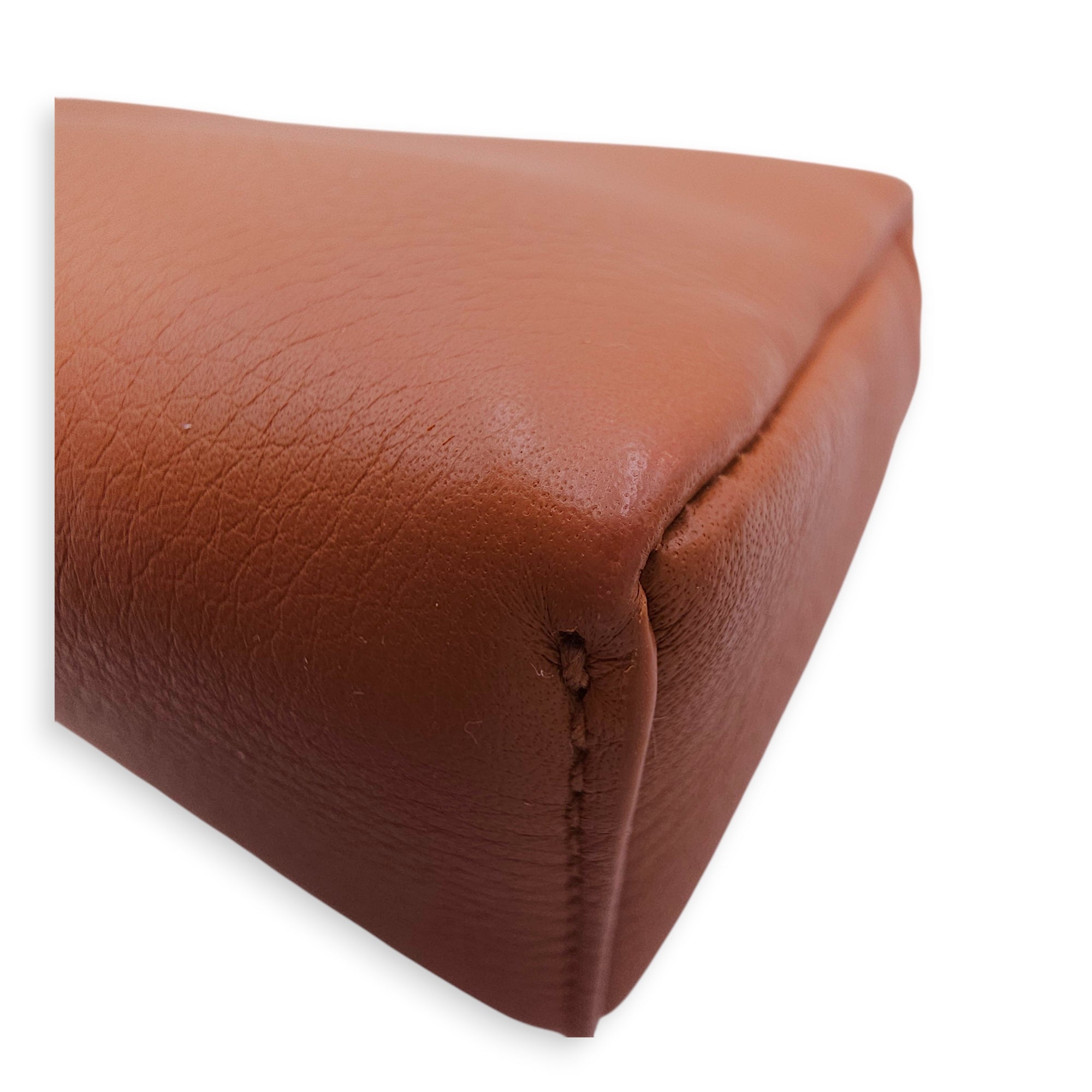 LP Extra Pocket19 Brown Crossbody Bag in Calfskin Gold hardware