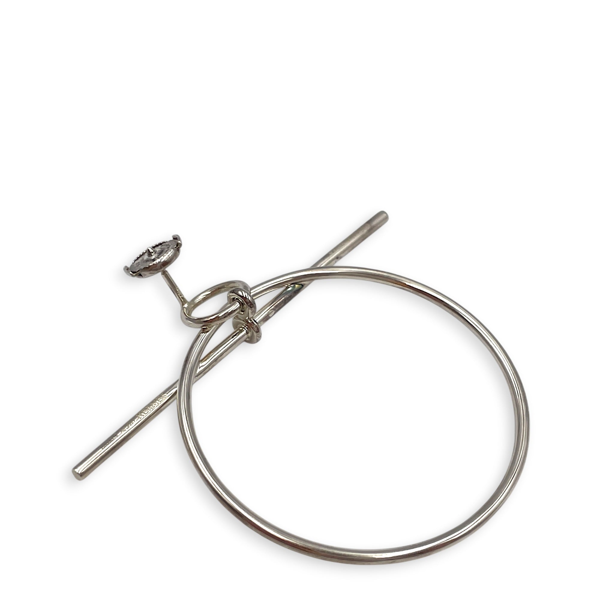 Loop Medium Model Earrings Silver hardware CL2604-20689 4