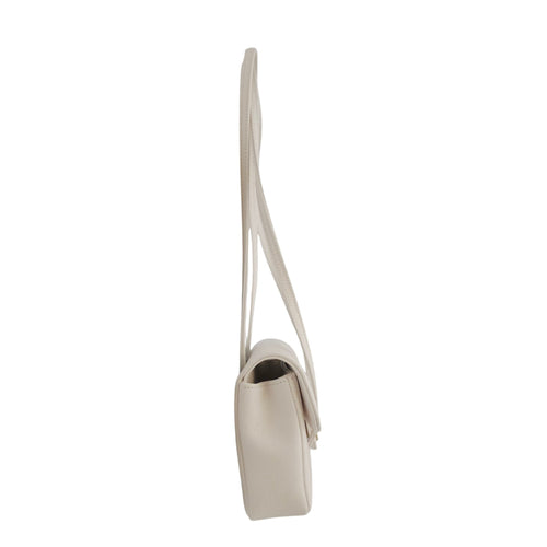 Preppy Mini White Shoulder Bag in Calfskin Gold hardware CL2604-20697 4