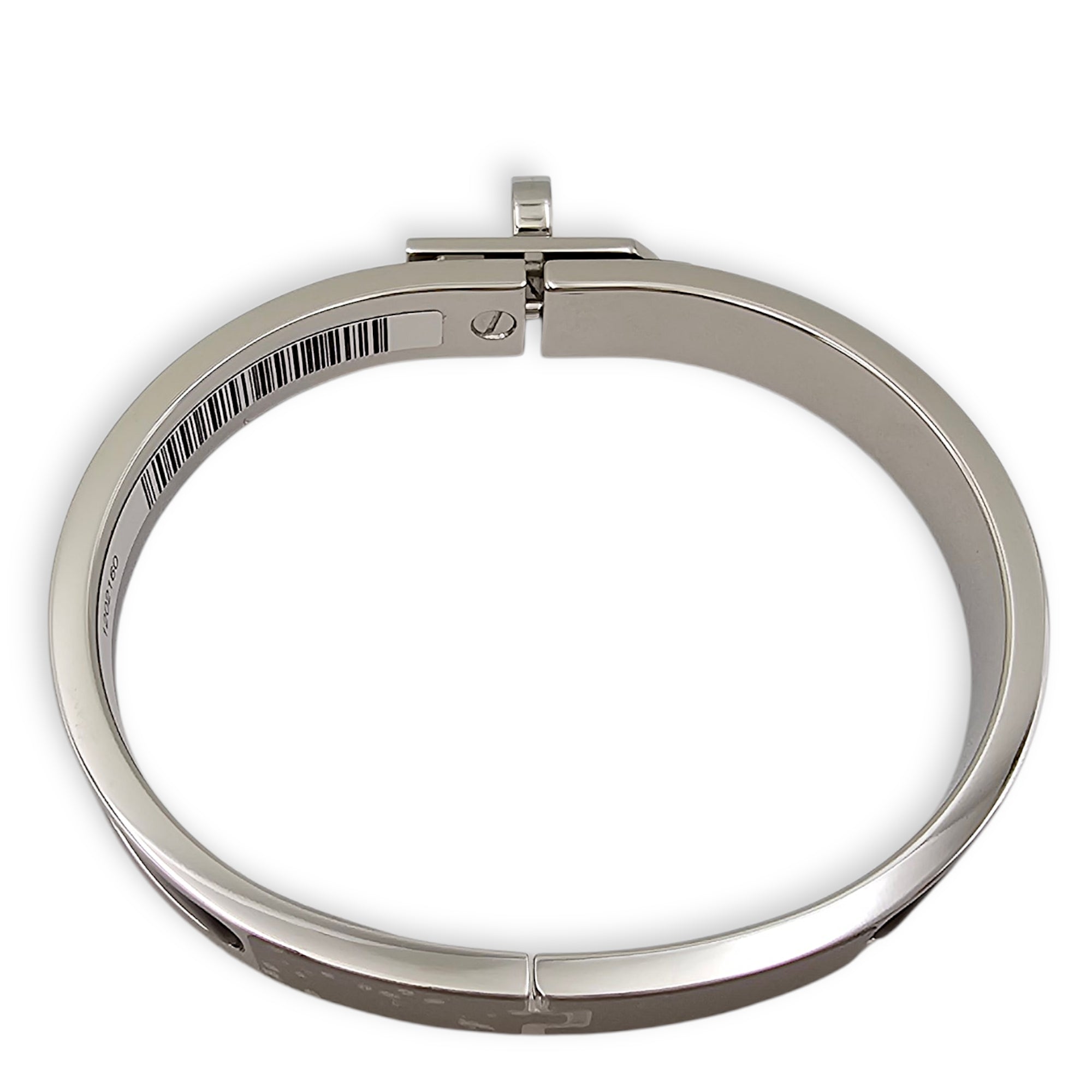 Mini Clic Kelly  PM Black Bracelet Palladium hardware CL2604-20704 3