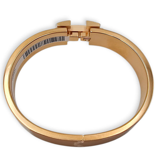 Clic Clac H PM Blanc Bracelet Rose Gold hardware
