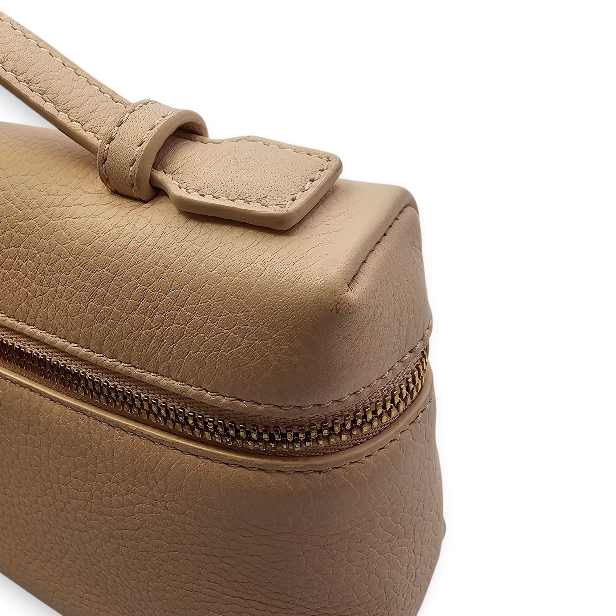 Extra Pocket L19 Pink Crossbody Bag in Calfskin Gold hardware CL2604-20731 12