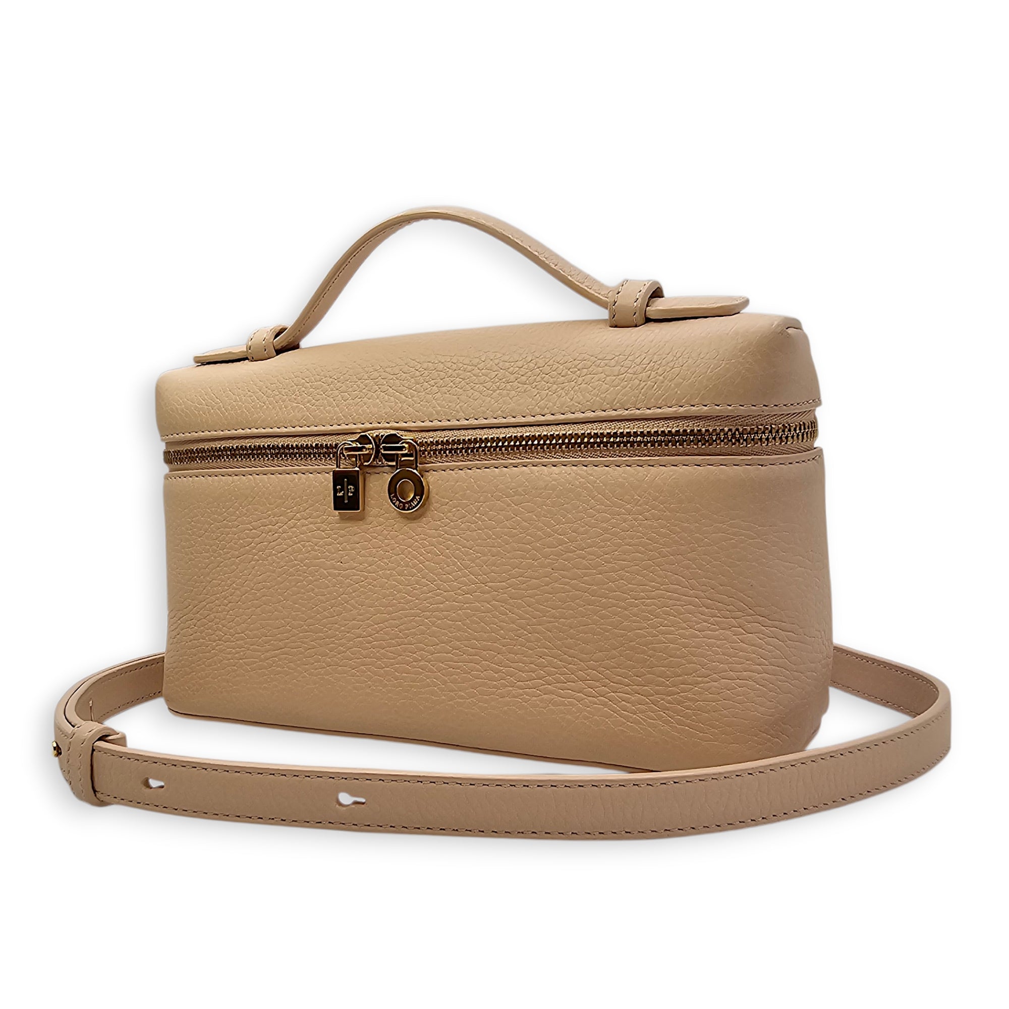 Extra Pocket L19 Pink Crossbody Bag in Calfskin Gold hardware CL2604-20731 15