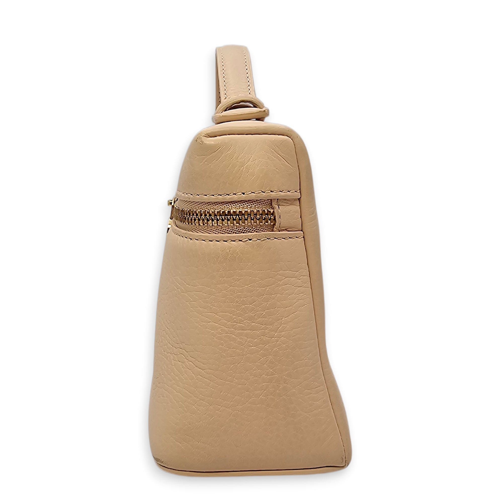 Extra Pocket L19 Pink Crossbody Bag in Calfskin Gold hardware CL2604-20731 4