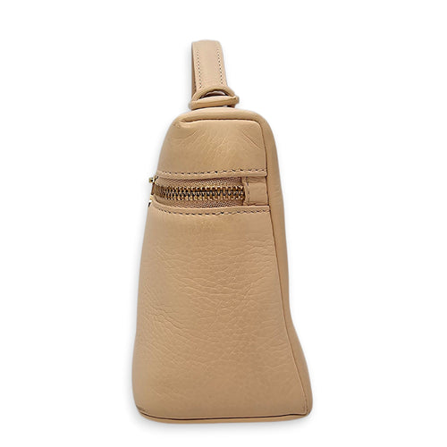 Extra Pocket L19 Pink Crossbody Bag in Calfskin Gold hardware CL2604-20731 4