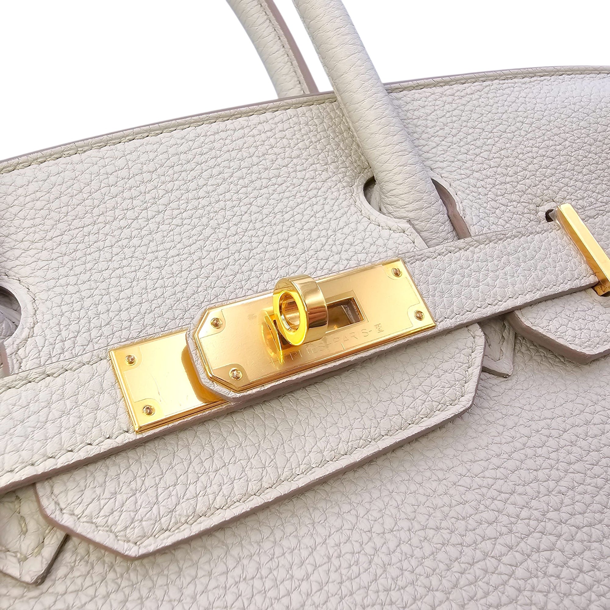 Birkin 30 Beton  in Togo Gold hardware CL2604-20739 11