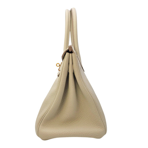 Birkin 30 Beton  in Togo Gold hardware CL2604-20739 4