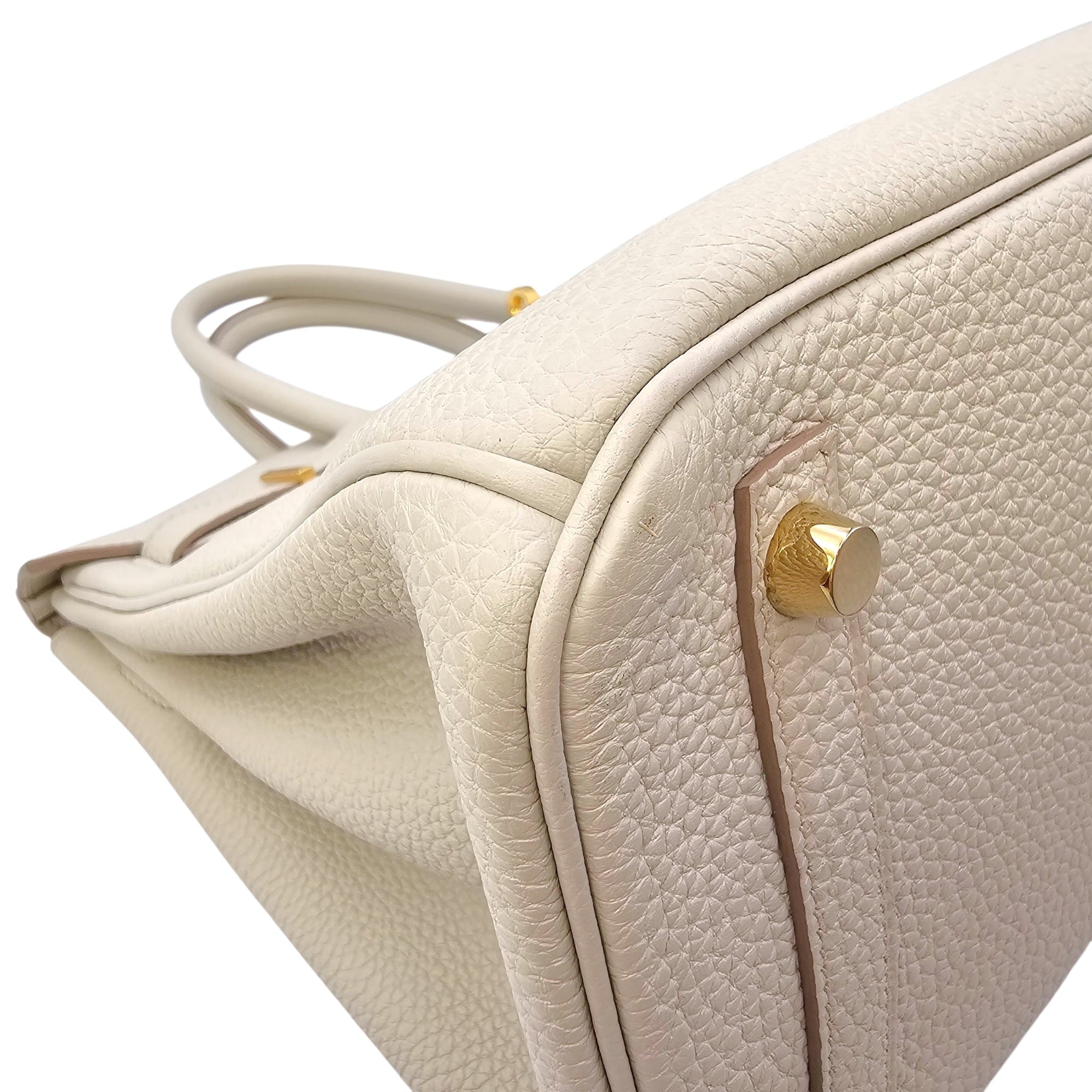 Birkin 30 Beton  in Togo Gold hardware CL2604-20739 7