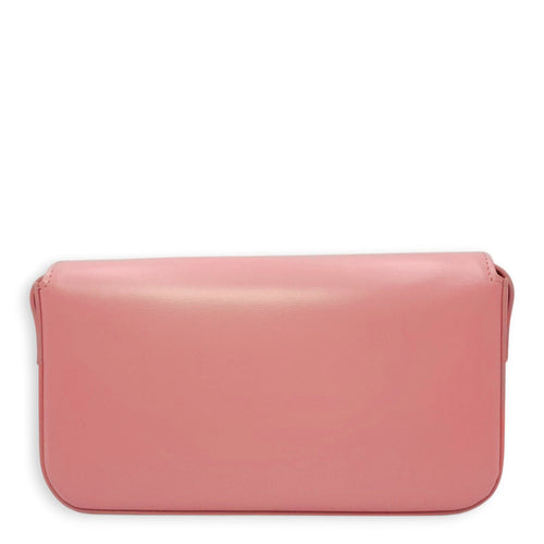 Teen Triomphe Pink Shoulder Bag in Calfskin Gold hardware CL2604-20746 2