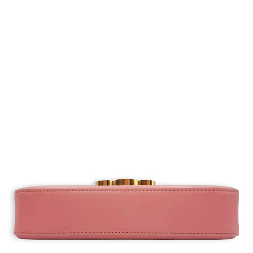Teen Triomphe Pink Shoulder Bag in Calfskin Gold hardware CL2604-20746 5