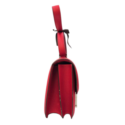 Constance 24 Rouge Casaque  in Epsom Palladium hardware CL2604-20754 3