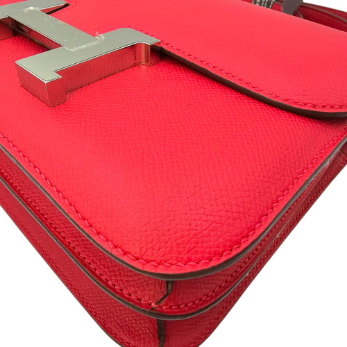 Constance 24 Rouge Casaque  in Epsom Palladium hardware CL2604-20754 7