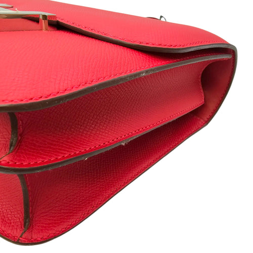 Constance 24 Rouge Casaque  in Epsom Palladium hardware CL2604-20754 8