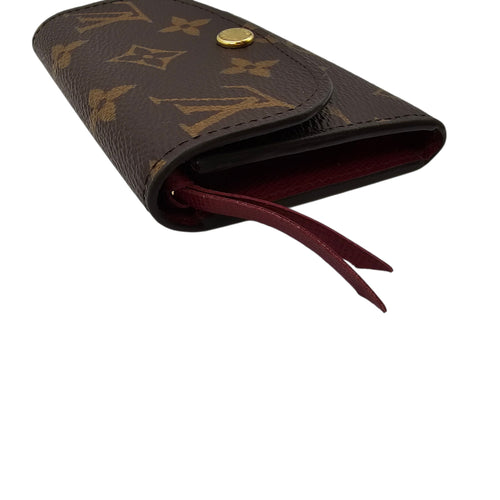Monogram Rosalie Brown/Red Coin Purse in Canvas Gold hardware CL2604-20774 14