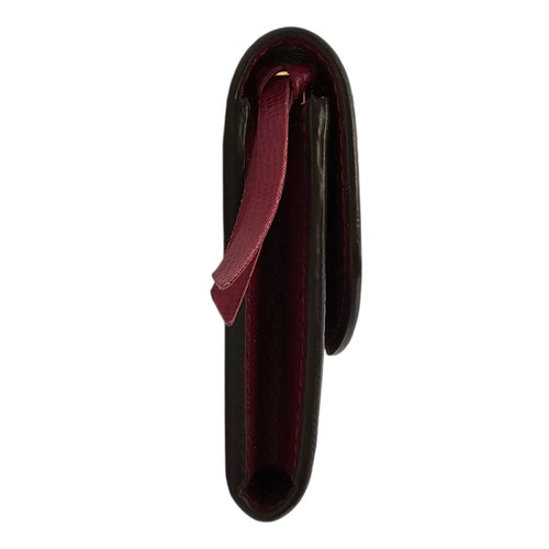Monogram Rosalie Brown/Red Coin Purse in Canvas Gold hardware CL2604-20774 3