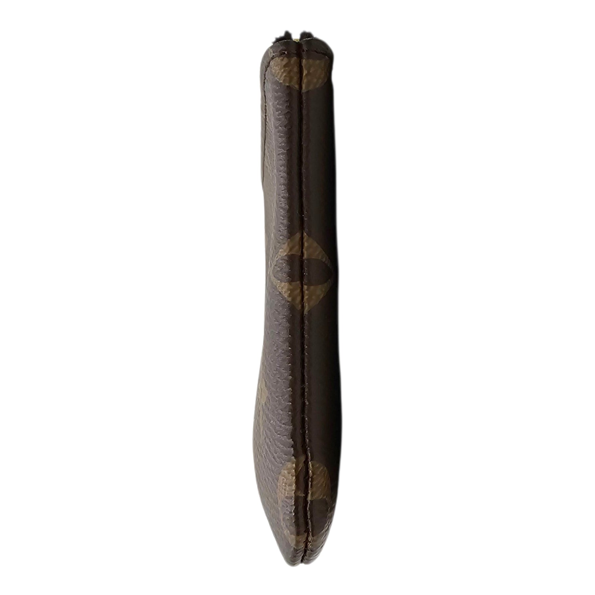 Monogram Brown Key Pouch in Canvas Gold hardware CL2604-20775 3