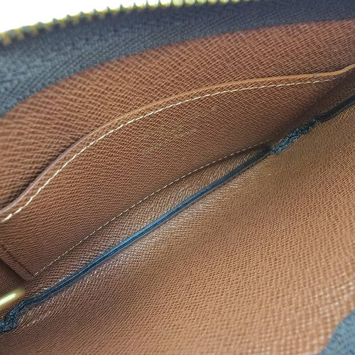Monogram Brown Key Pouch in Canvas Gold hardware CL2604-20775 6
