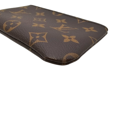 Monogram Brown Key Pouch in Canvas Gold hardware CL2604-20775 8
