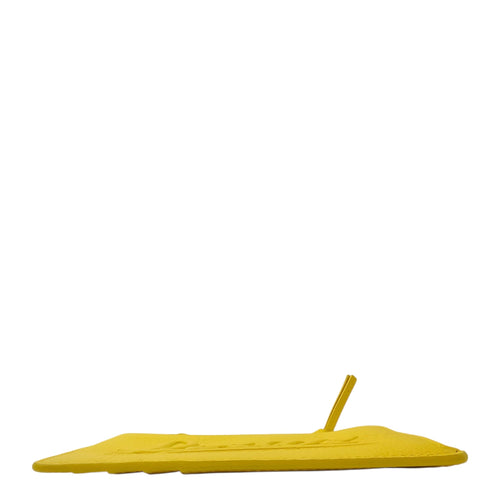 Card Holders/Coin Purse Yellow in Calfskin Silver hardware CL2604-20778 5