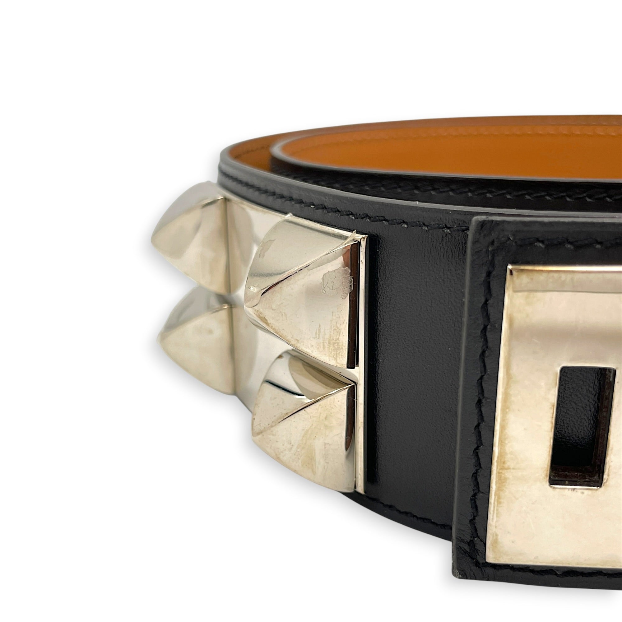 CDC Belt. Sz: 85cm Black Belt in Box Palladium hardware