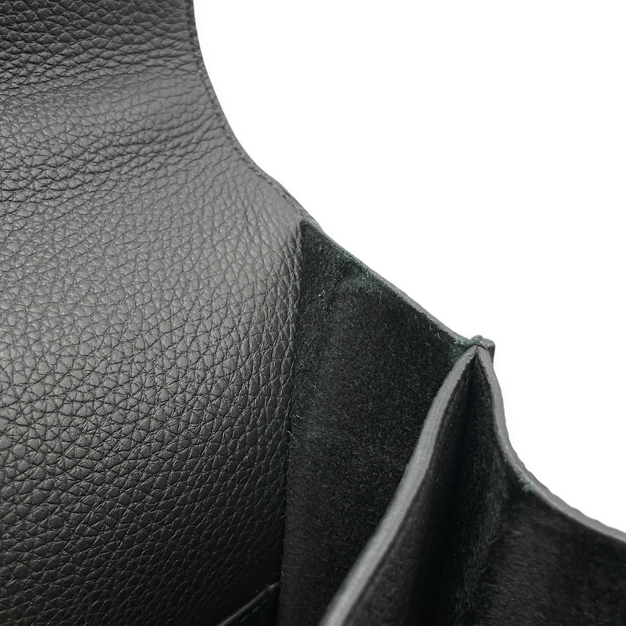 Sac a Depeches 38 Black in Togo Palladium hardware