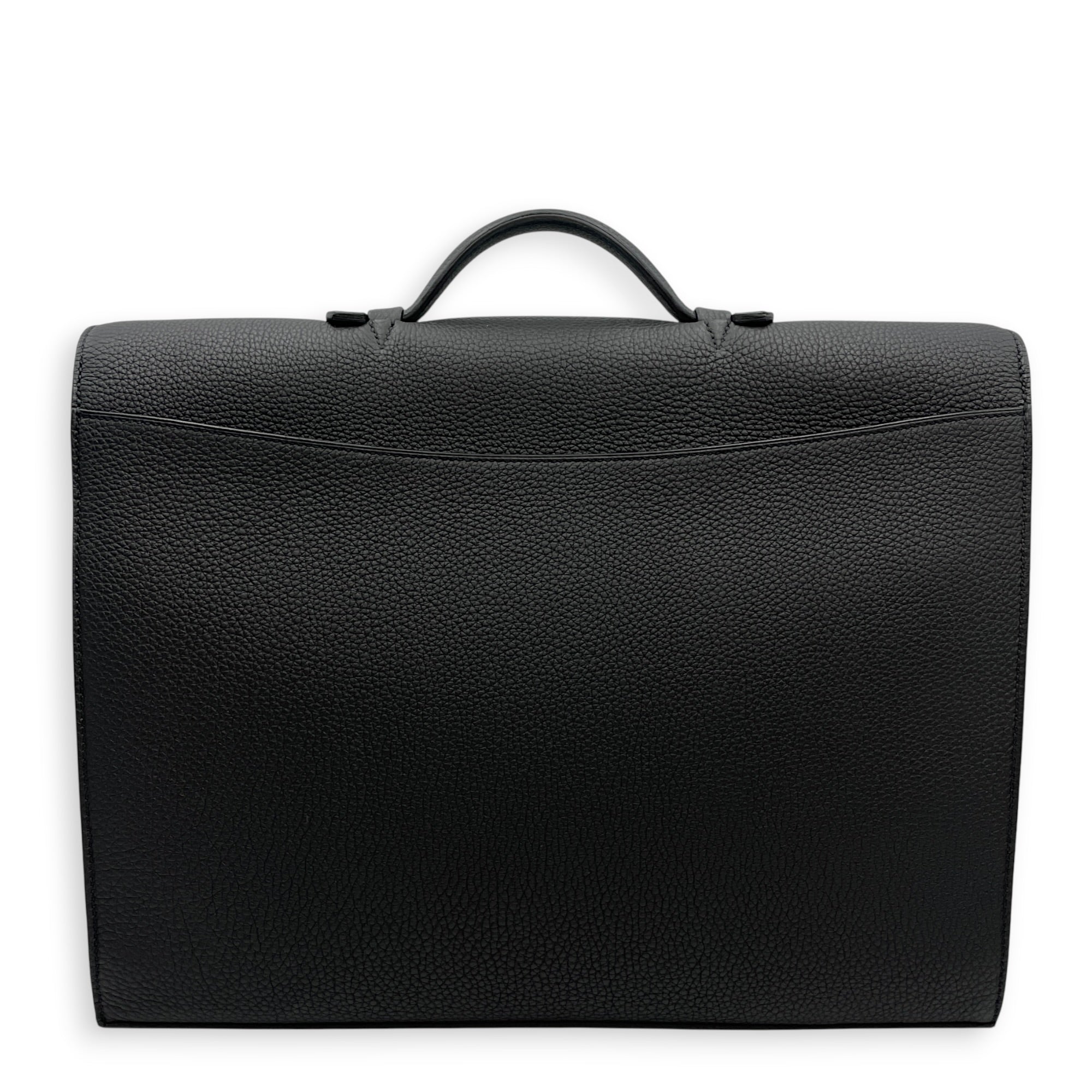 Sac a Depeches 38 Black in Togo Palladium hardware
