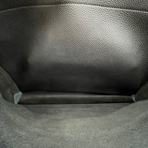 Sac a Depeches 38 Black in Togo Palladium hardware