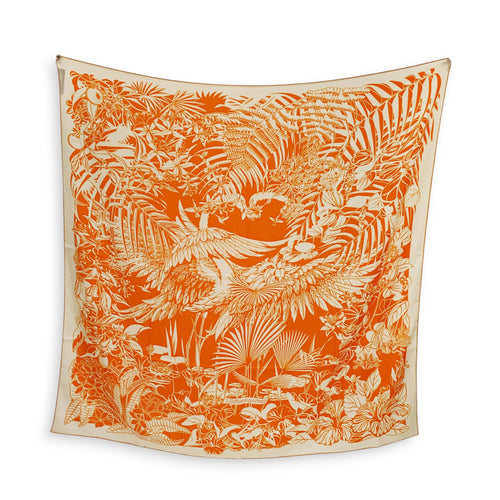 Flamingo Party 140 Orange Cuit/Blanc Shawl CL2604-20793 1