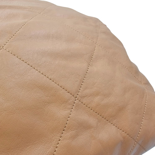 C22 Brown Shoulder Bag in Calfskin Gold hardware