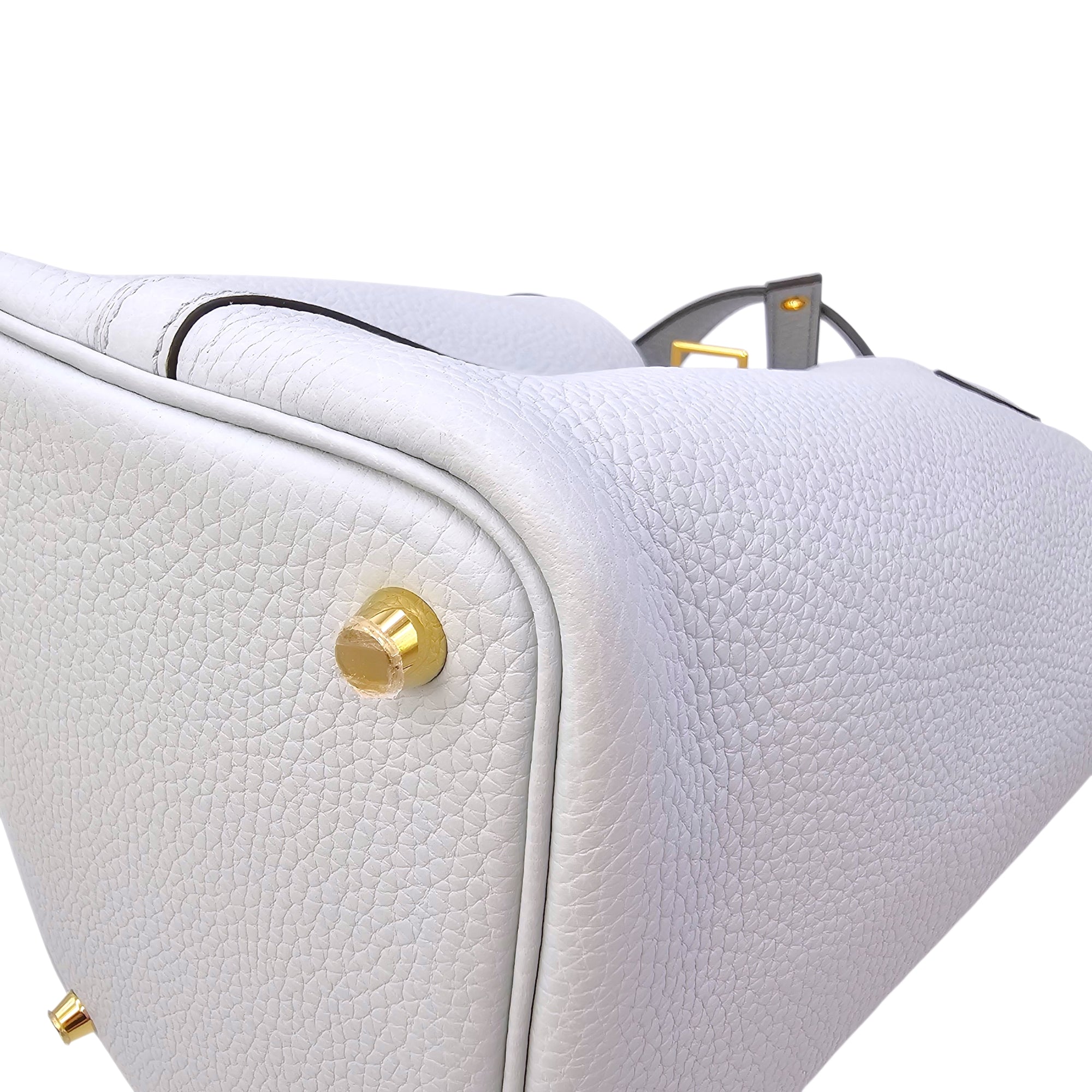 Picotin 18 Blue Pale in Clemence Gold hardware