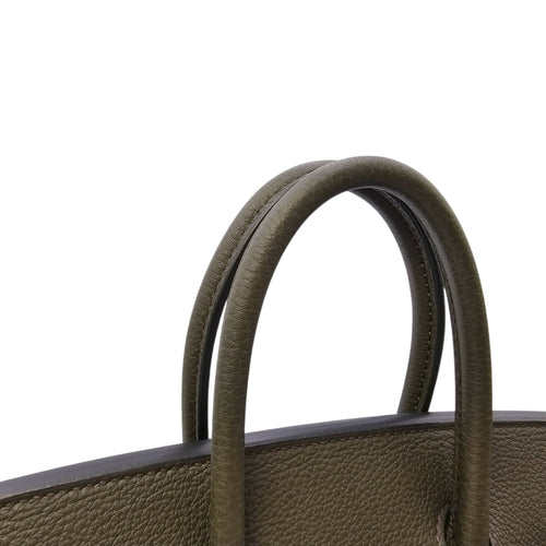 Birkin 25 Vert De Gris  in Togo Gold hardware CL2604-20798 9