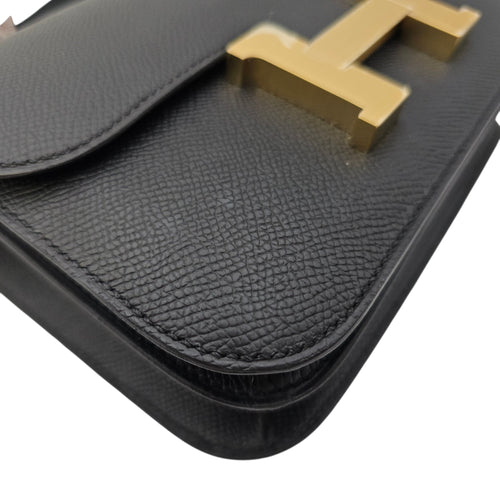 Constance Mirror 18 Black in Epsom Brushed Permabrass hardware CL2604-20802 11