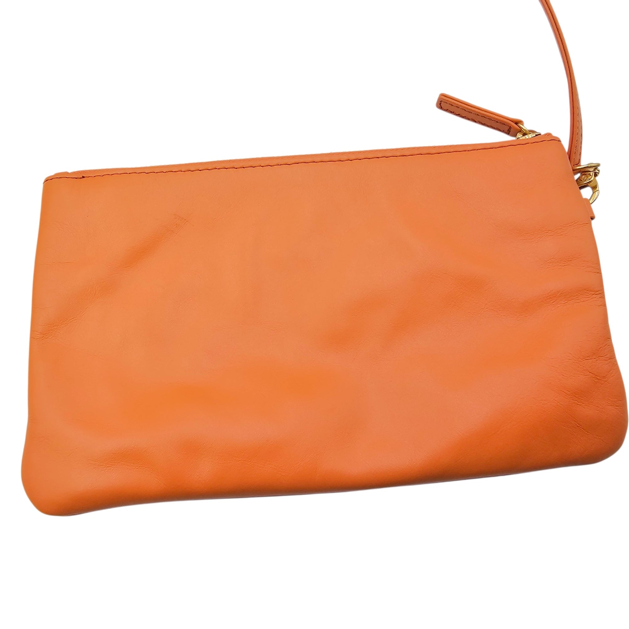 C22 Small Peach  Shoulder Bag in Calfskin Gold hardware CL2604-20809 14