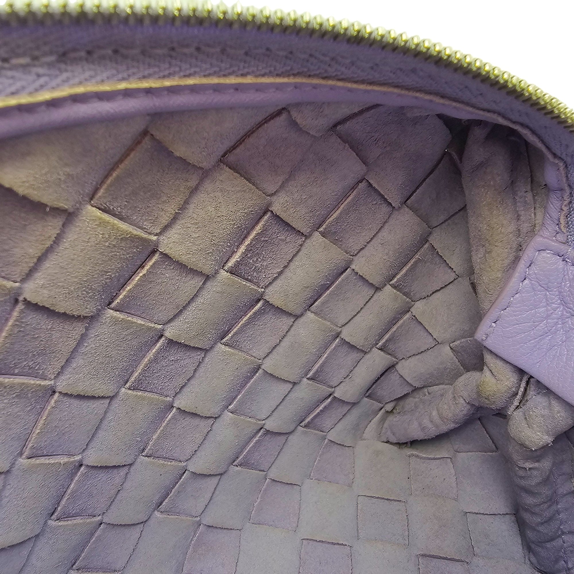 Intrecciato Loop Camera Mini Purple Crossbody Bag in Nappa Leather Silver hardware CL2604-20811 17