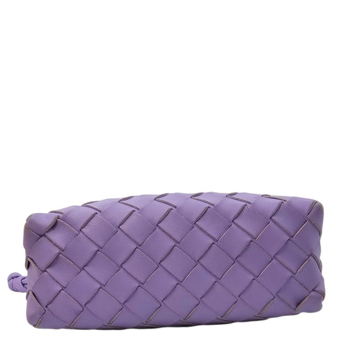 Intrecciato Loop Camera Mini Purple Crossbody Bag in Nappa Leather Silver hardware CL2604-20811 5