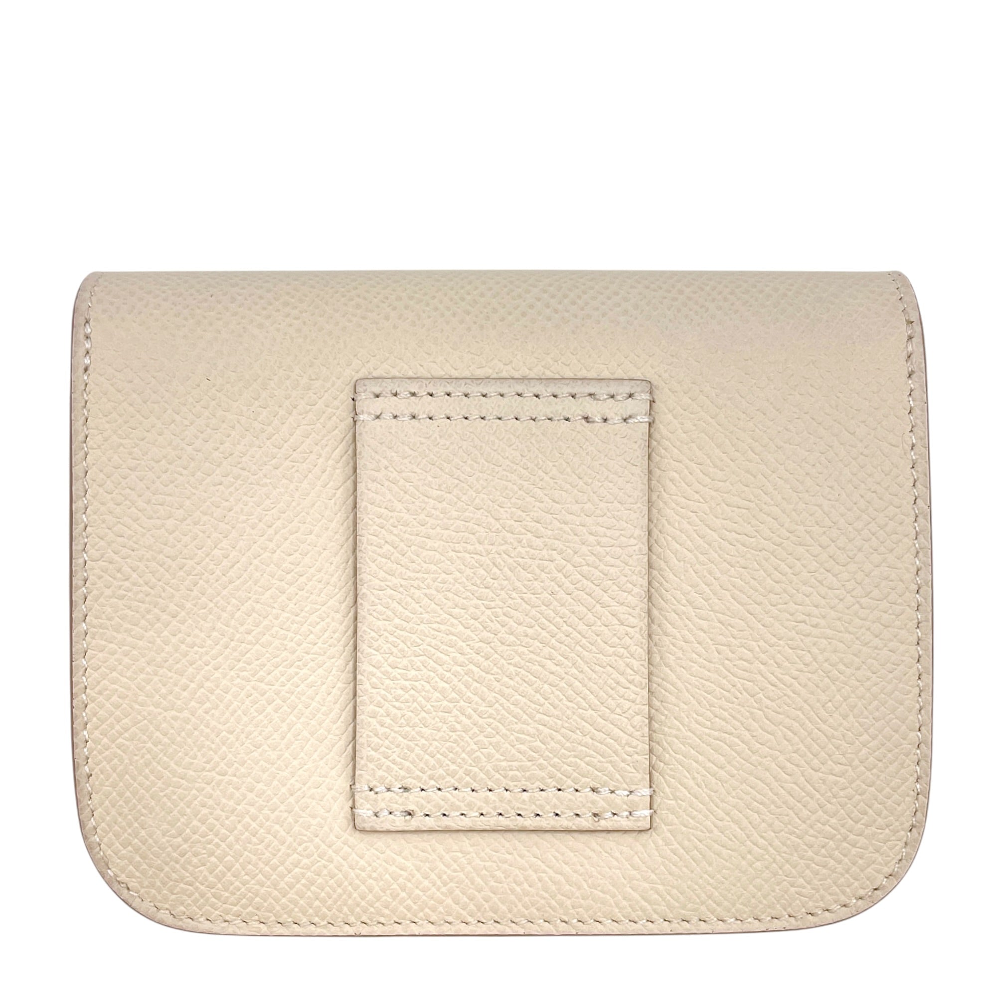 Constance Slim Craie Wallet in Epsom Gold hardware CL2604-20815 2