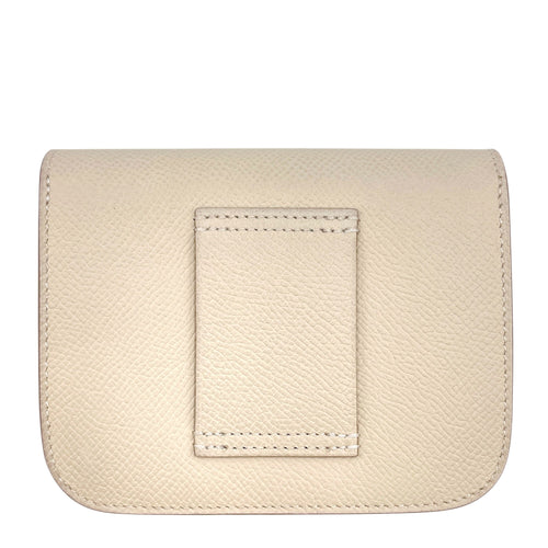 Constance Slim Craie Wallet in Epsom Gold hardware CL2604-20815 2