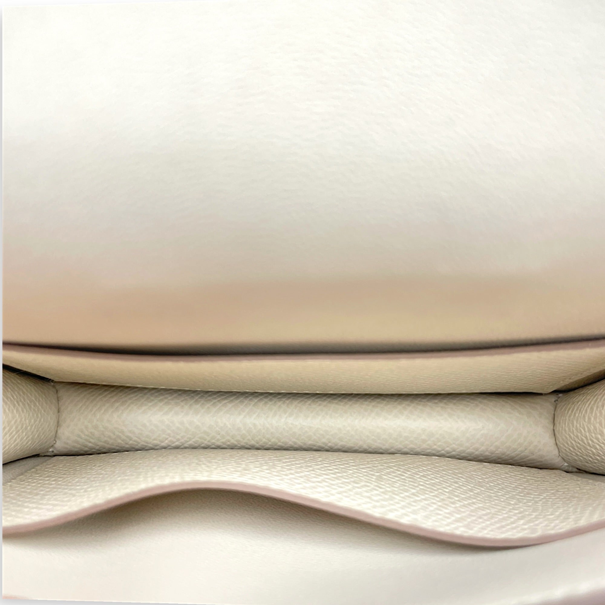 Constance Slim Craie Wallet in Epsom Gold hardware CL2604-20815 6