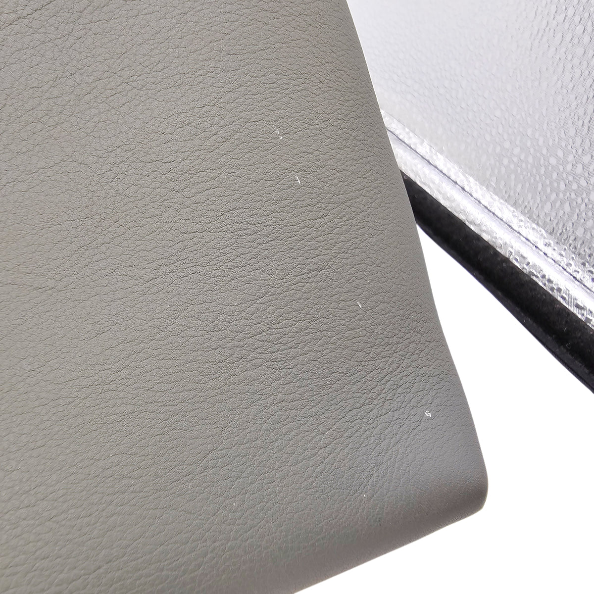 By The Way Medium Grey Shoulder Bag in Calfskin Silver hardware